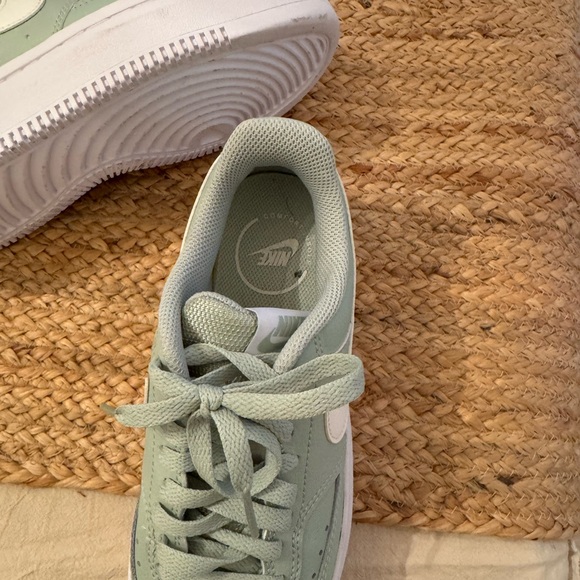 Nike Women's Pastel Green Platform Sneakers - Picture 2 of 7